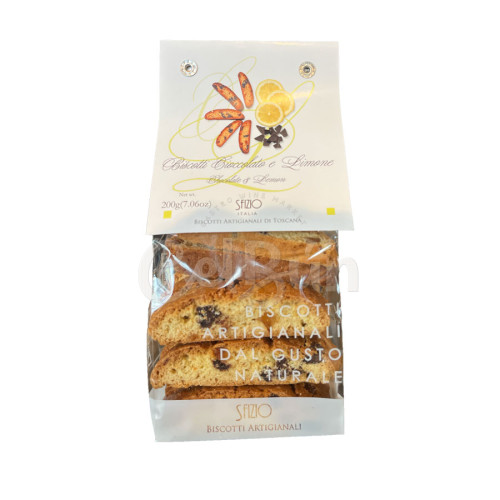 Cantucci cu ciocolată și lămâie - 200 g